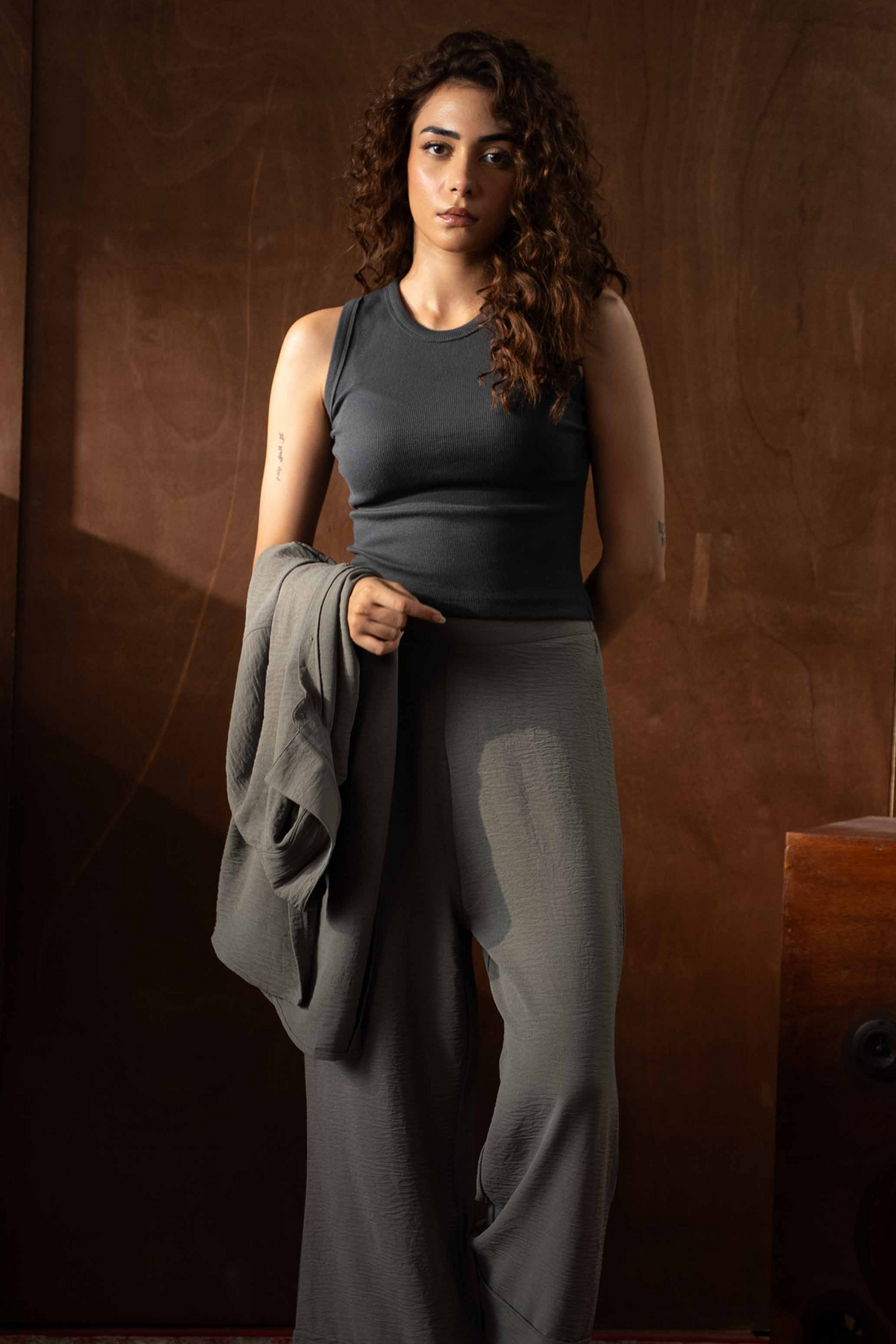 Slim Fit Tank Top - Graphite